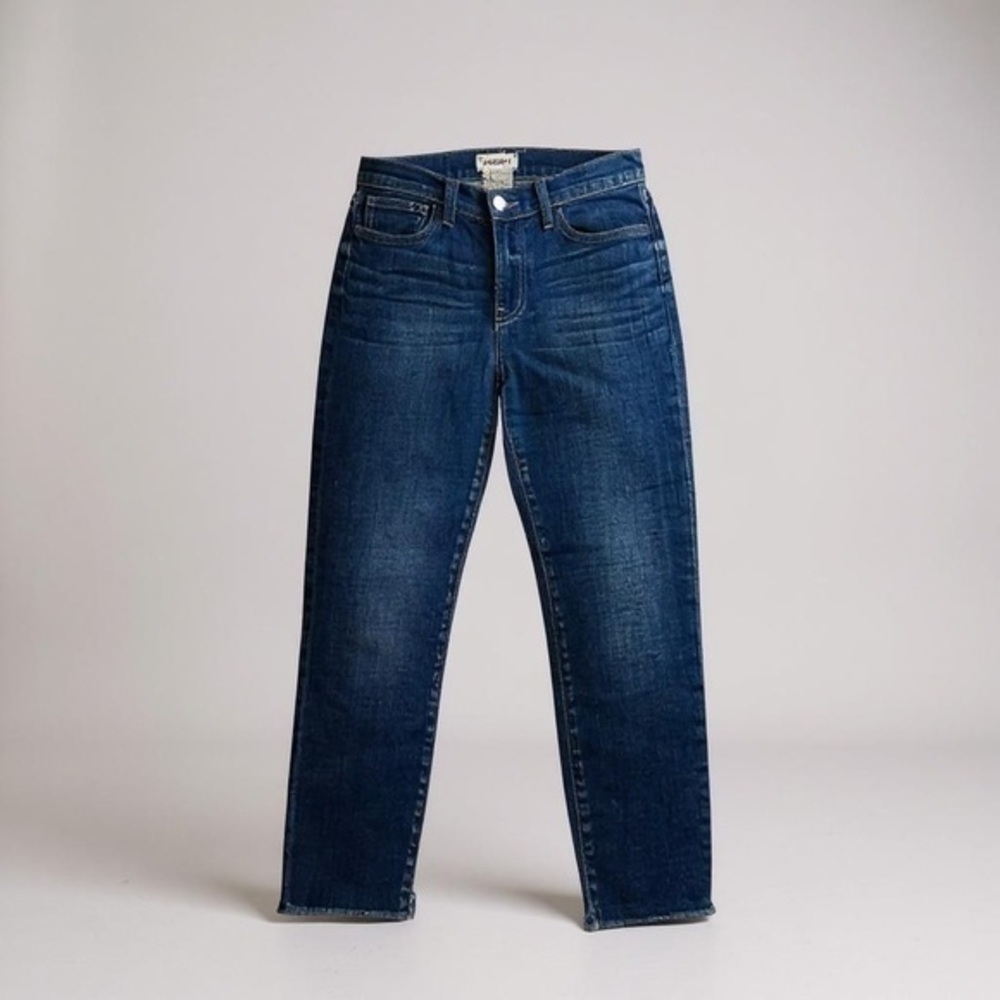 L’Agence Mid Rise Straight Leg Jeans - Picture 1 of 7